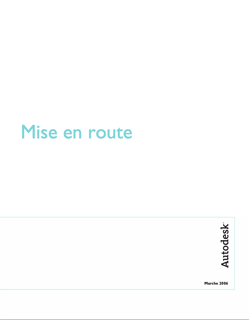 Page 1 de la notice Guide de démarrage rapide Autodesk AutoCAD 2006