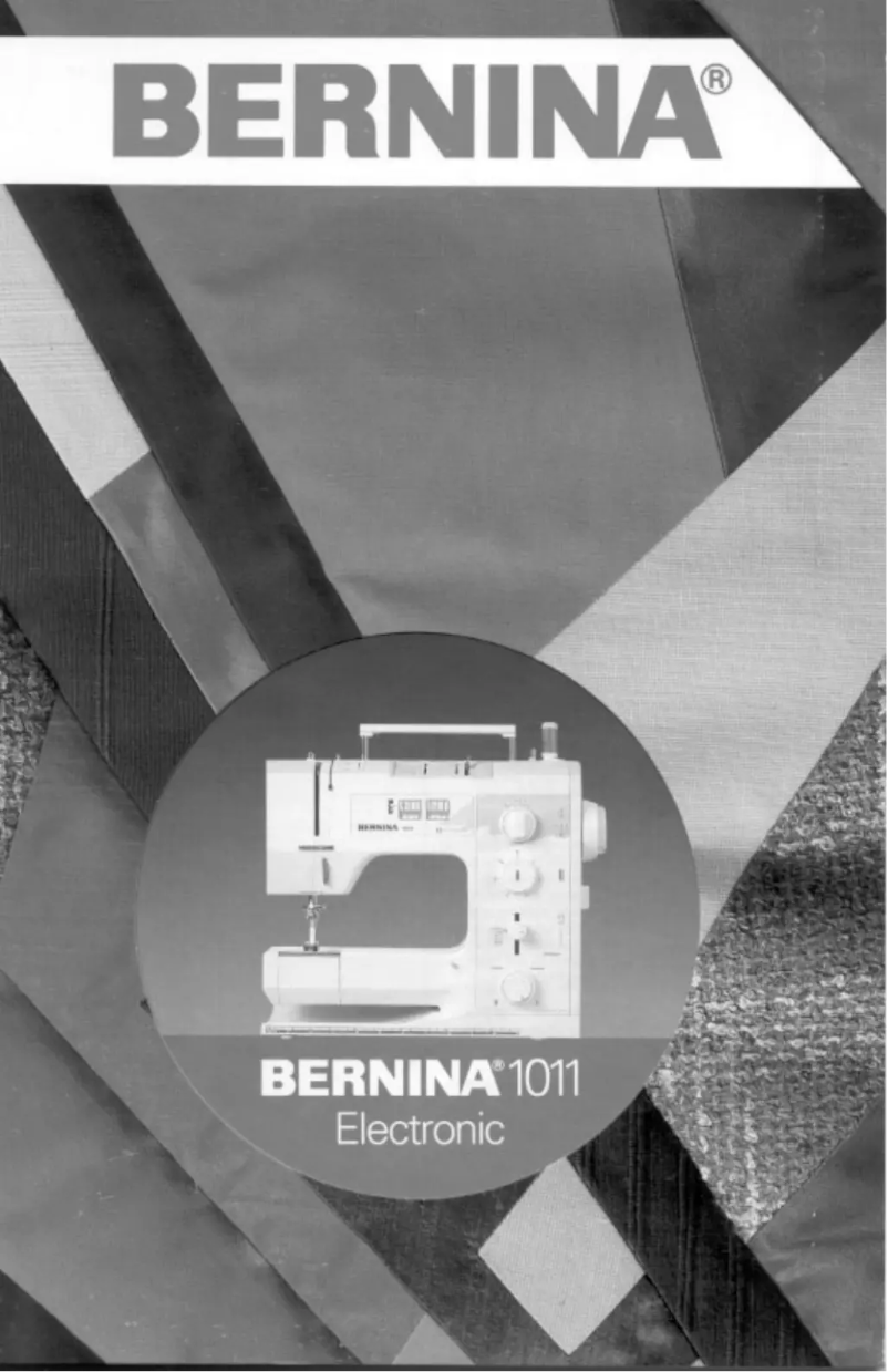 Page n°1 - Manuel utilisateur Bernina 1011