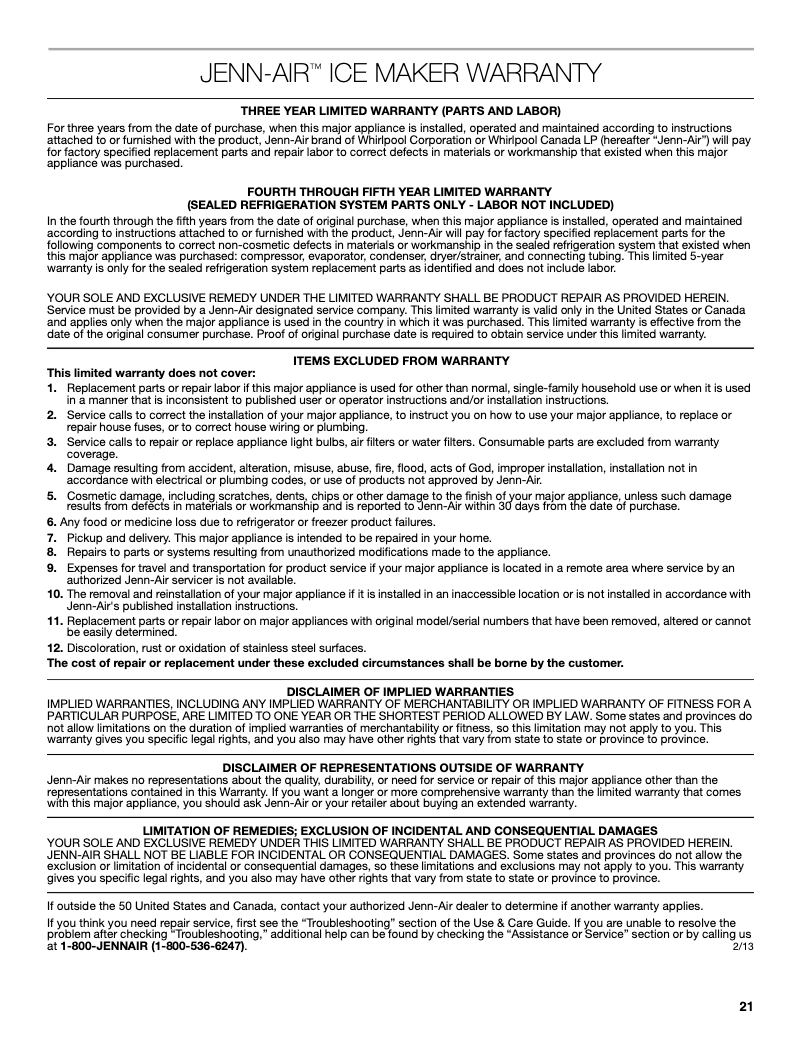 Image de la première page du manuel de l'appareil JIM158XYCX