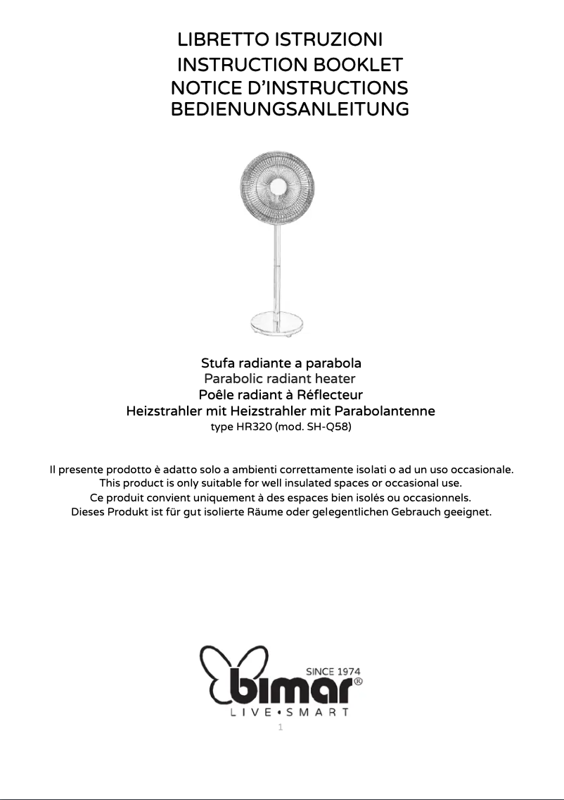 Image de la première page du manuel de l'appareil HR320