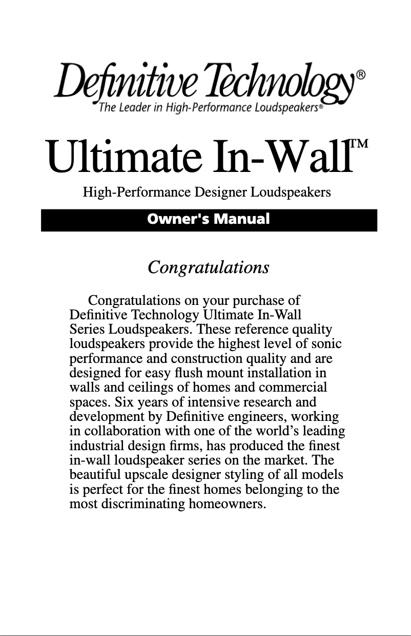Image de la première page du manuel de l'appareil UIW 83