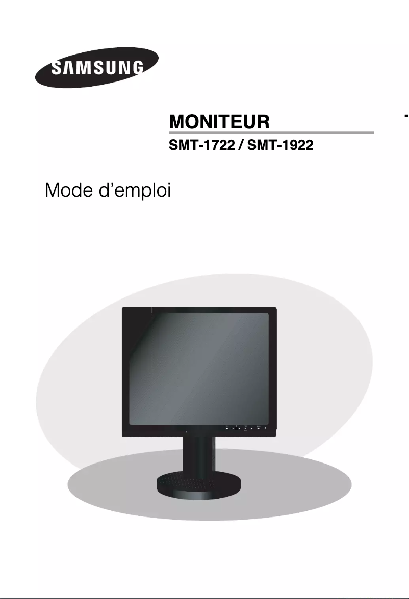 Page 1 de la notice Manuel utilisateur Samsung SMT-1722P