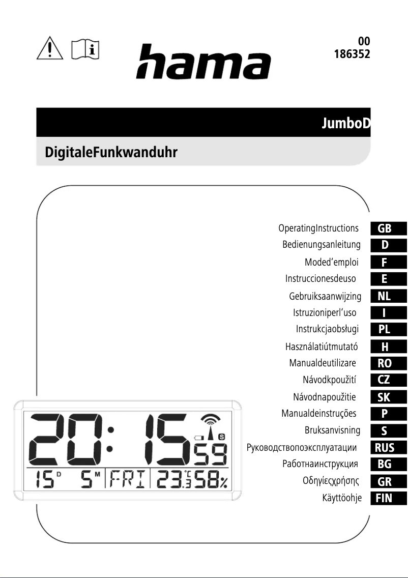Image de la première page du manuel de l'appareil 113959