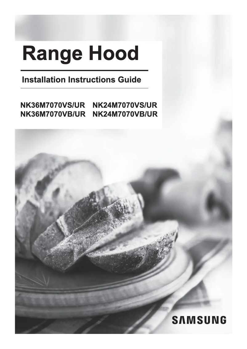 Page n°1 - Manuel utilisateur Samsung NK36M7070VB