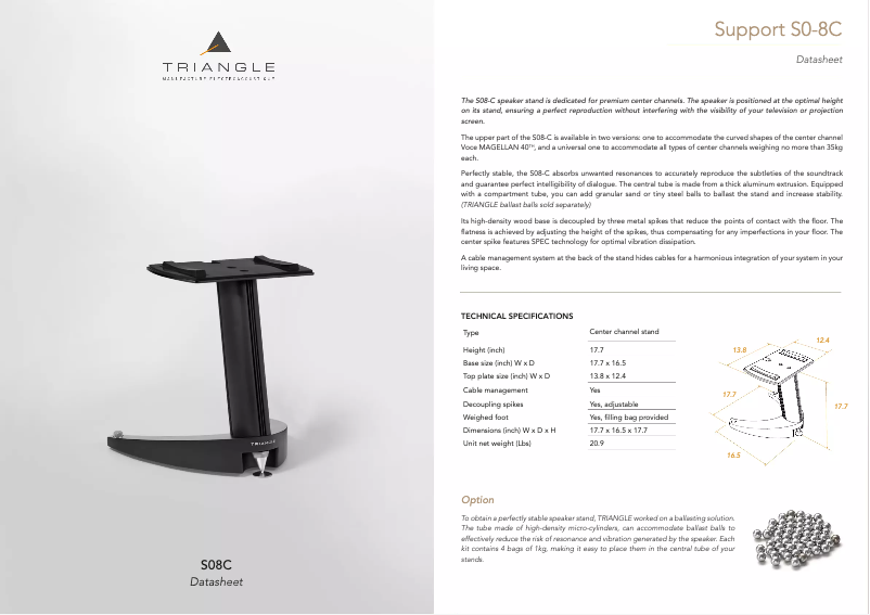 Imagen de la primera página del manual del dispositivo S08C