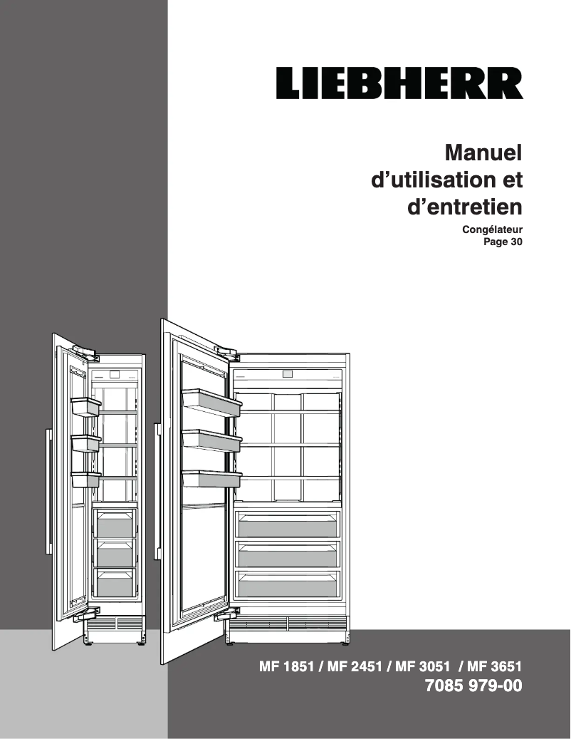 Page n°1 - Manuel utilisateur Liebherr EGN 9471 NoFrost
