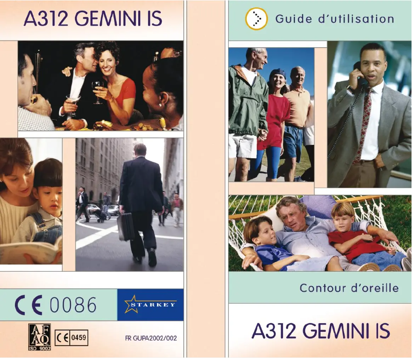 Page 1 de la notice Manuel utilisateur Starkey Gemini