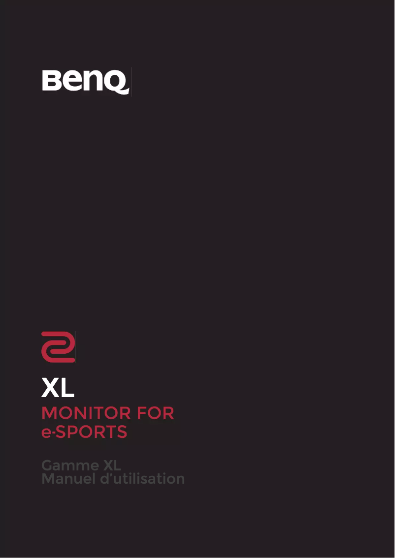 Image de la première page du manuel de l'appareil Zowie XL2411P