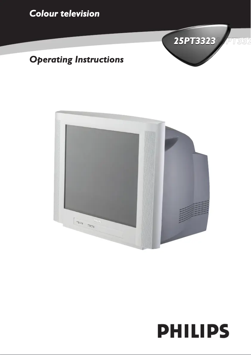 Image de la première page du manuel de l'appareil 25PT3323