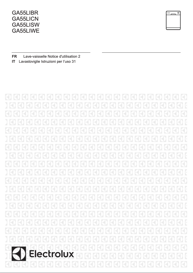 Page n°1 - Manuel utilisateur Electrolux GA55LIBR