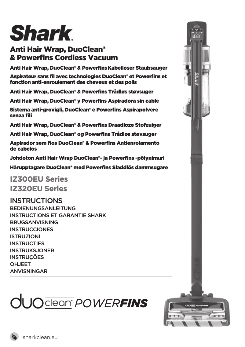 Image de la première page du manuel de l'appareil Anti Hair Wrap DuoClean IZ320EUT