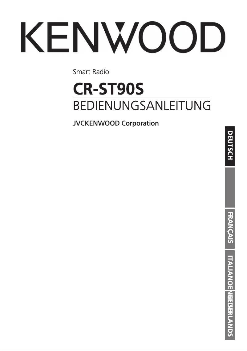 Page 1 de la notice Manuel utilisateur Kenwood CR-ST90S