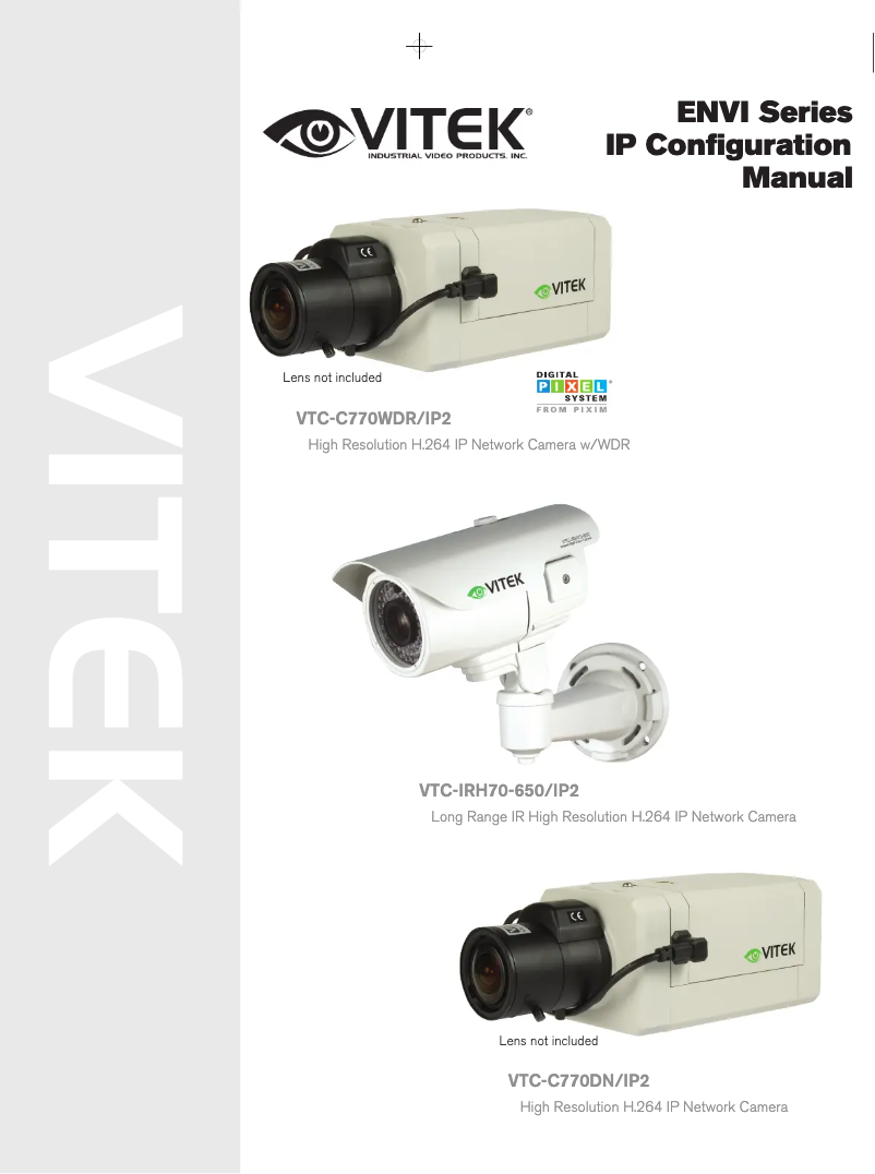 Image de la première page du manuel de l'appareil VTC-C770WDRIP2