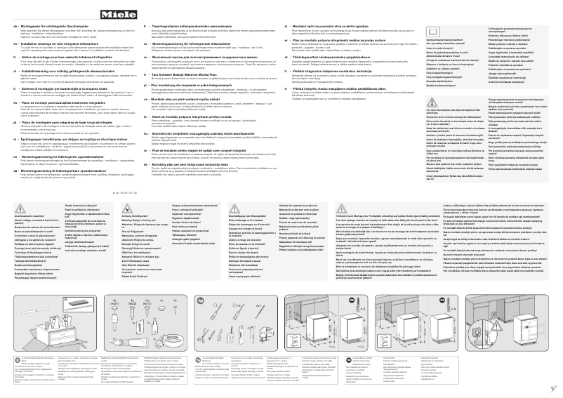 Page n°1 - Manuel utilisateur Miele G 6265 SCVi XXL
