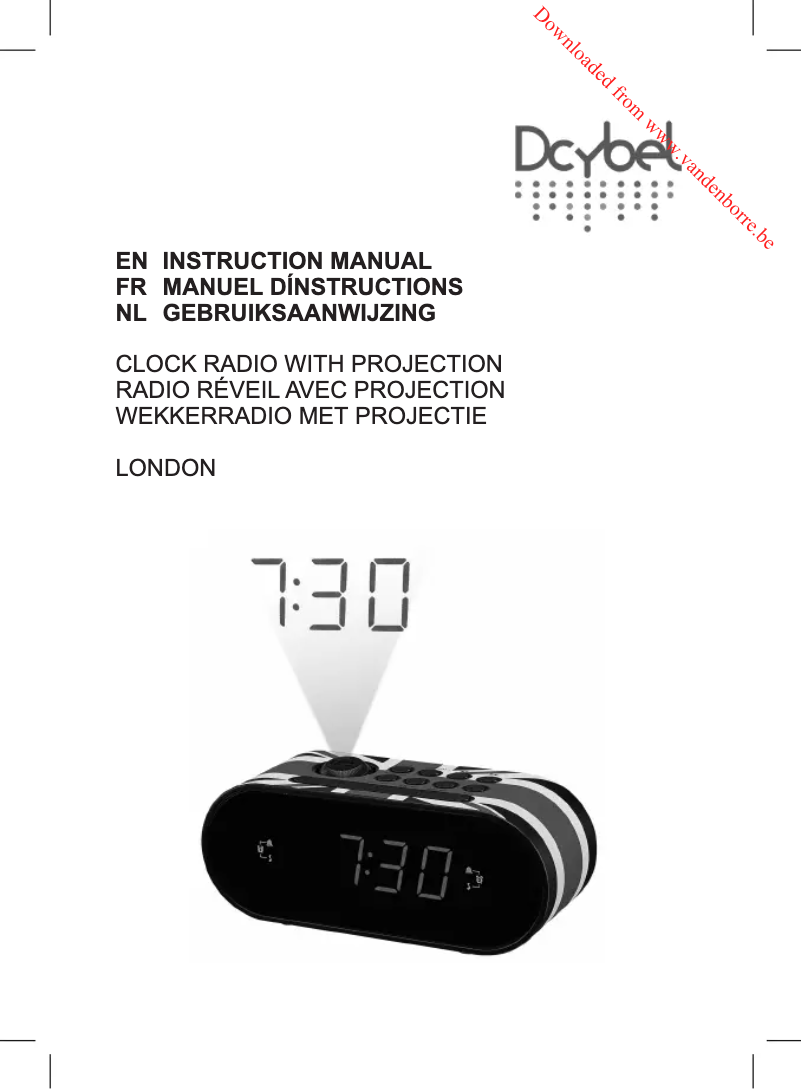 Page 1 de la notice Manuel utilisateur Dcybel London