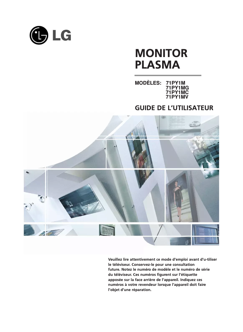 Página 1 del manual Manual de usuario LG 71PY1M