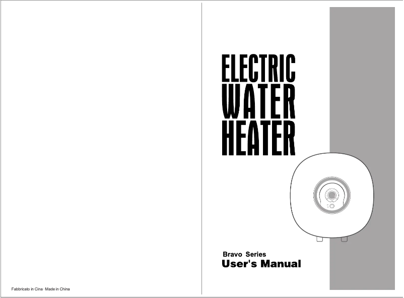Page n°1 - Manuel utilisateur Ferroli Bravo