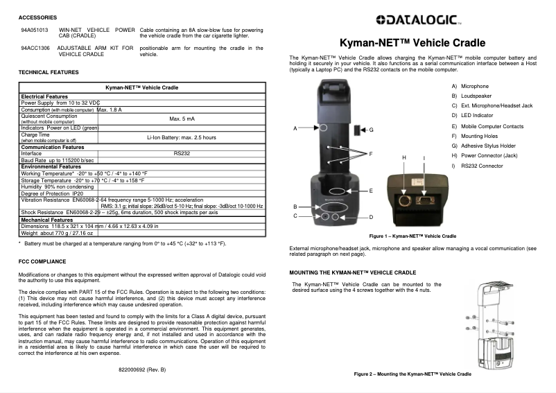 Página 1 del manual Manual de usuario Datalogic 94A151107