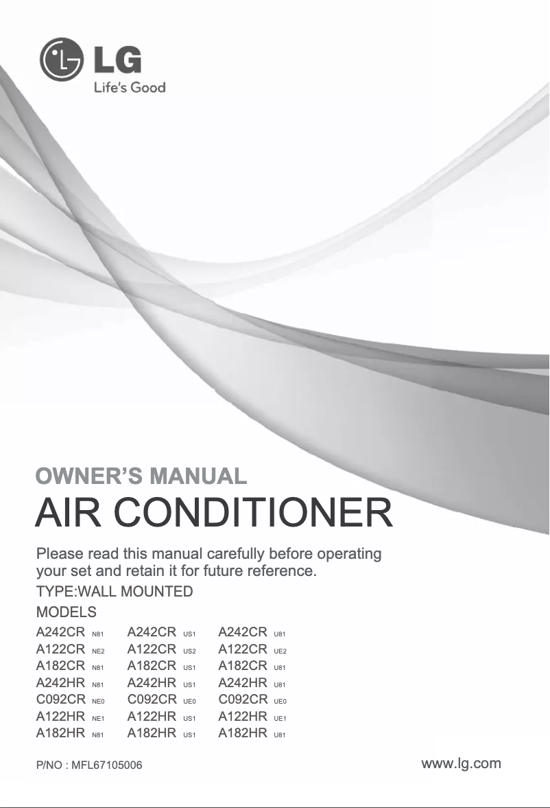 Image de la première page du manuel de l'appareil SL122CR