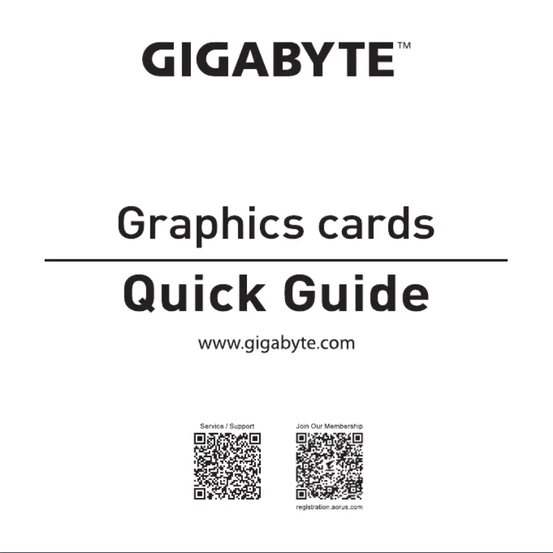 Page n°1 - Manuel utilisateur Gigabyte Radeon PRO W7800 AI TOP 32G