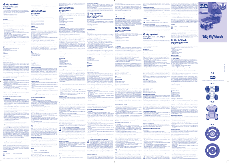 Page 1 de la notice Manuel utilisateur Chicco Billy BigWheels