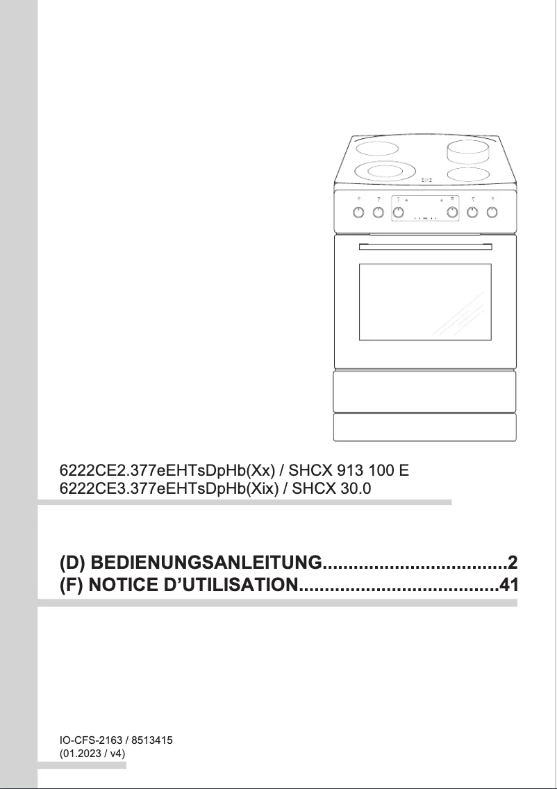 Page n°1 - Label énergétique Amica SHCX 30.0