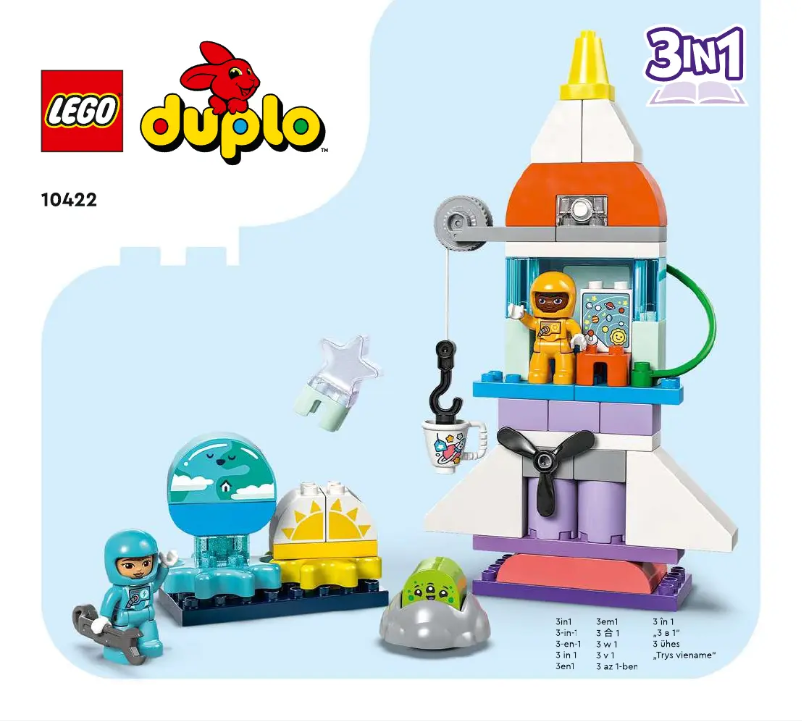 Page 1 de la notice Manuel utilisateur Lego Duplo 10422