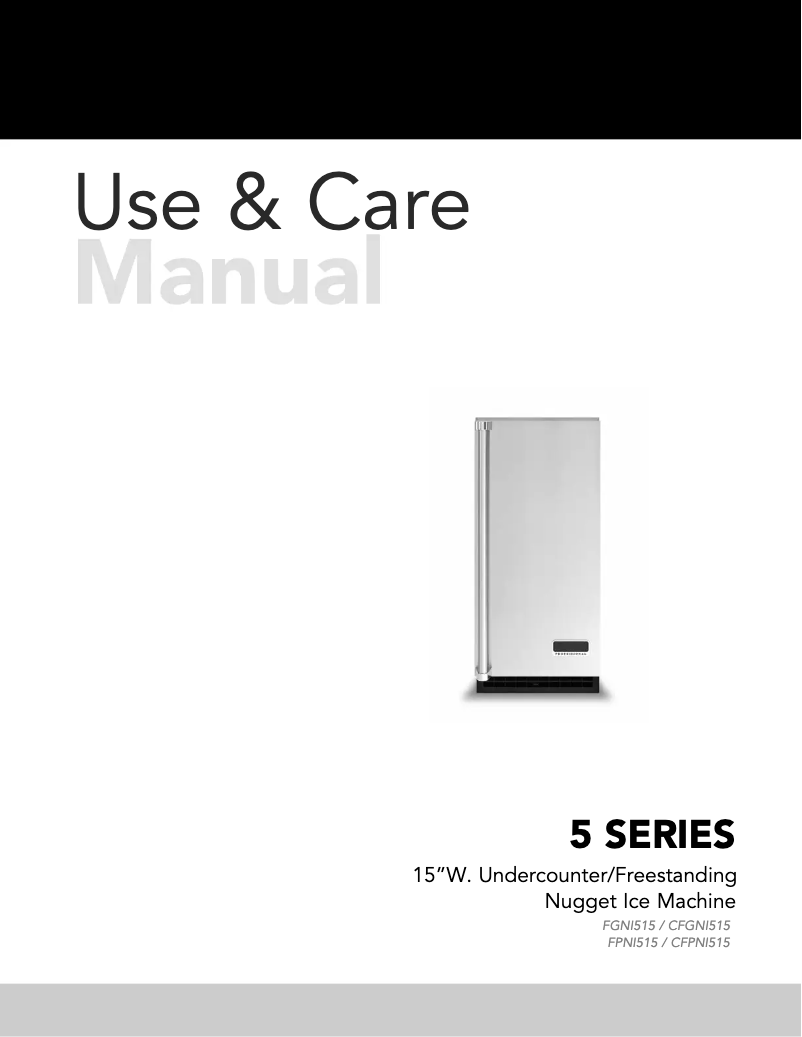 Page 1 de la notice Guide d'installation Viking FGNI515