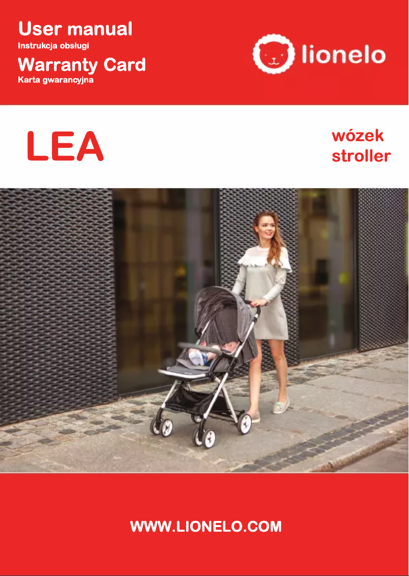 Page 1 de la notice Manuel utilisateur Lionelo Lea