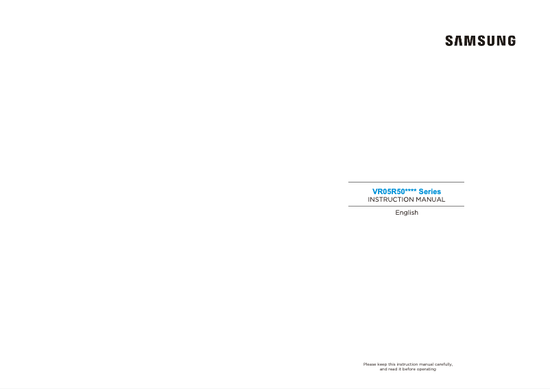 Page 1 de la notice Manuel utilisateur Samsung PowerBot-E