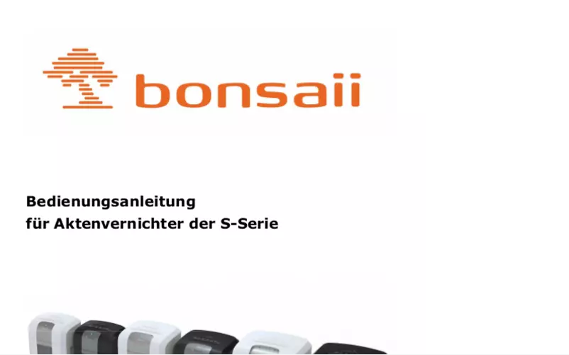 Image de la première page du manuel de l'appareil 3S23