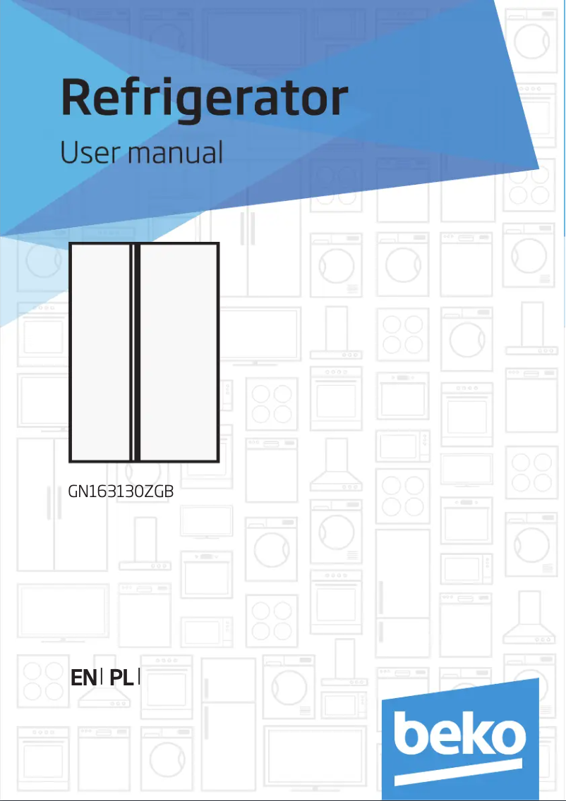 Page 1 de la notice Manuel utilisateur Beko LNE415E30
