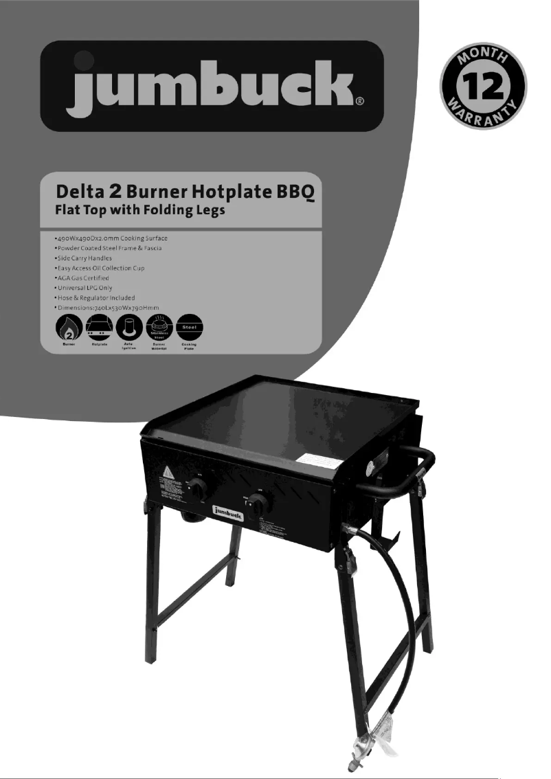 Image de la première page du manuel de l'appareil Delta Hotplate