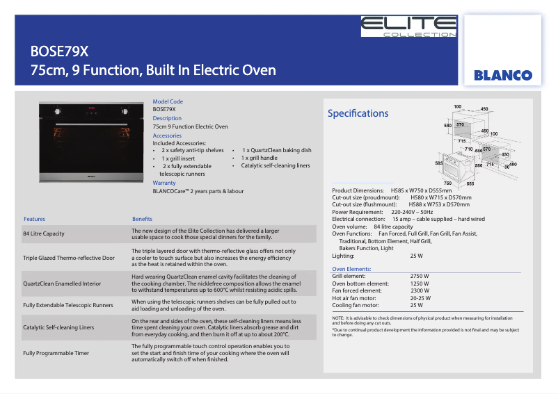 Image de la première page du manuel de l'appareil BOSE79X