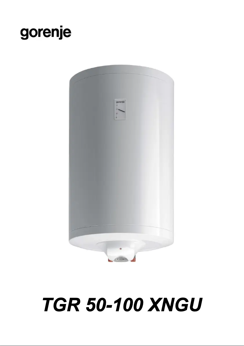 Página 1 del manual Manual de usuario Gorenje TGR80XNGU