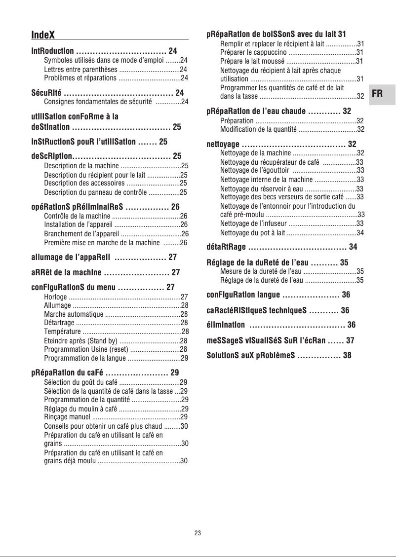 Image de la première page du manuel de l'appareil Magnifica ESAM 3550.B