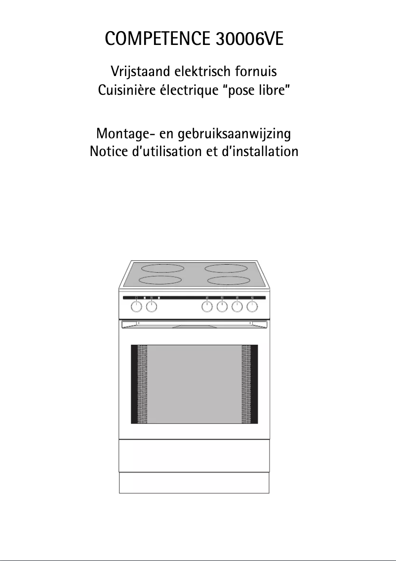 Image de la première page du manuel de l'appareil 30006 VE-WN