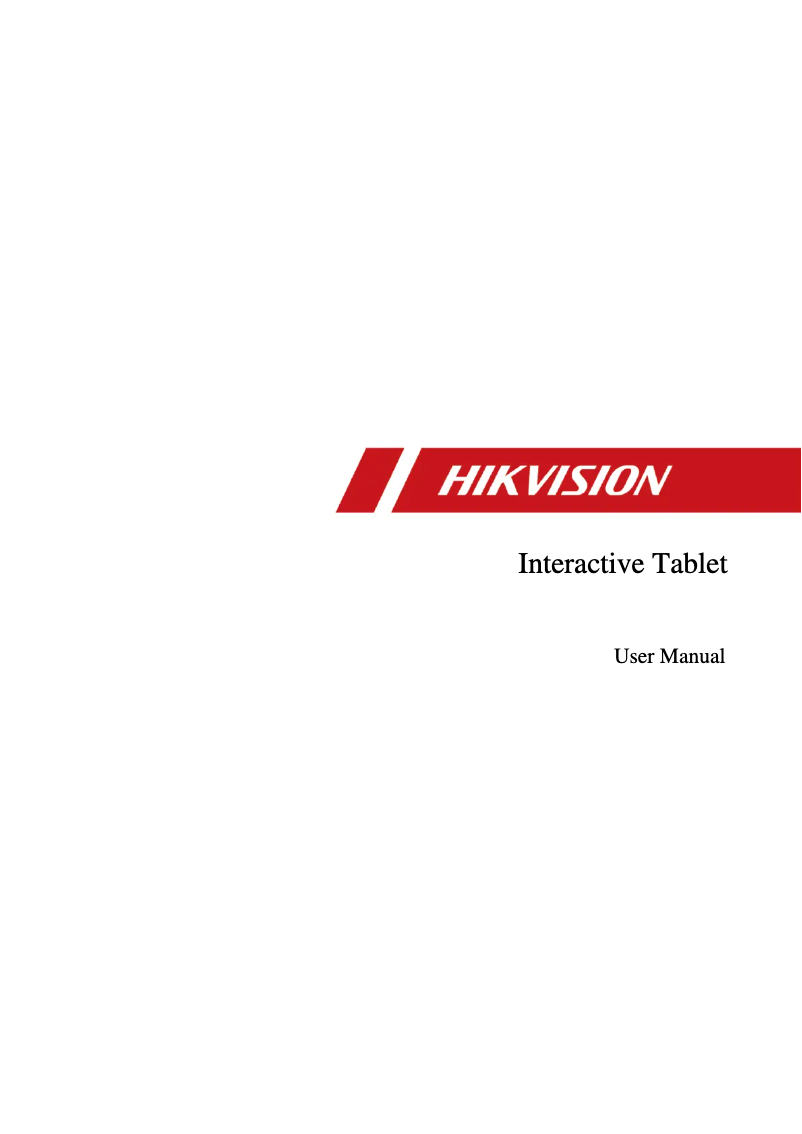 Página 1 del manual Manual de usuario Hikvision DS-D5A75RB/A