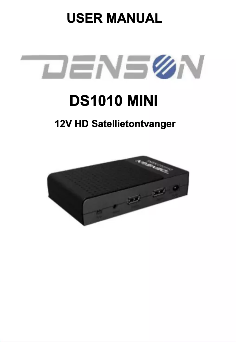 Image de la première page du manuel de l'appareil DS1010 Mini