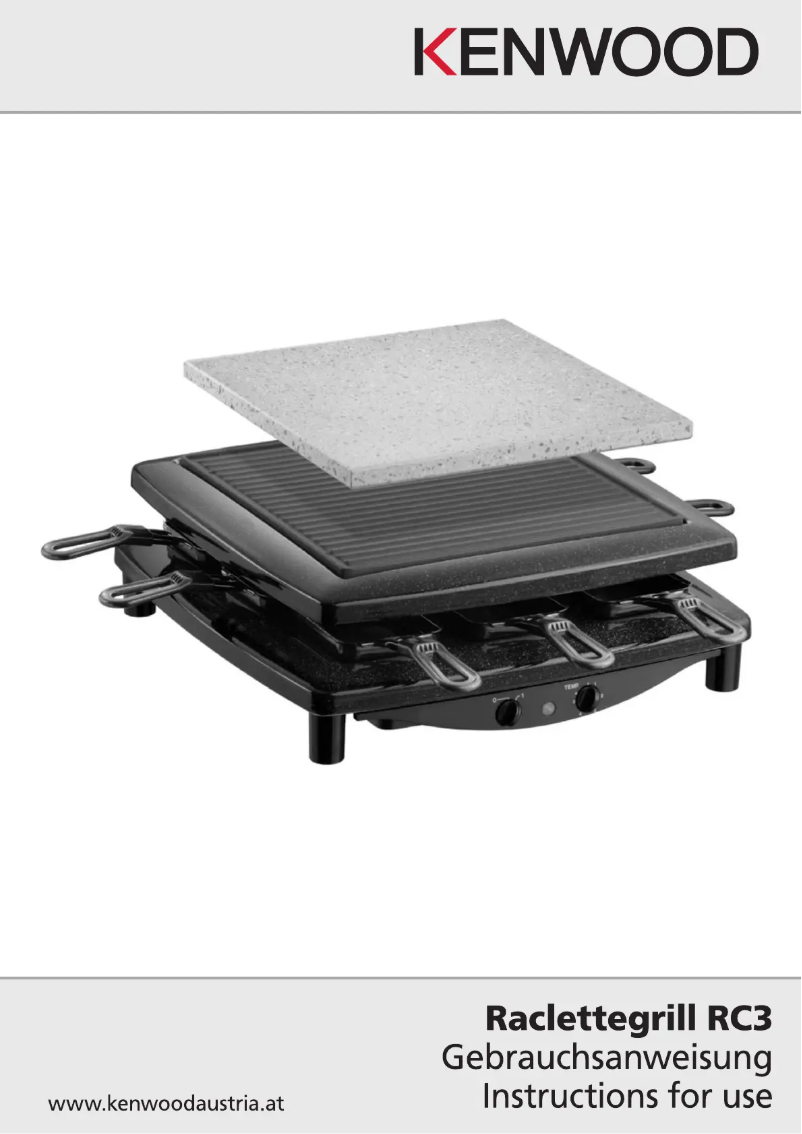 Page 1 de la notice Manuel utilisateur Kenwood RC3