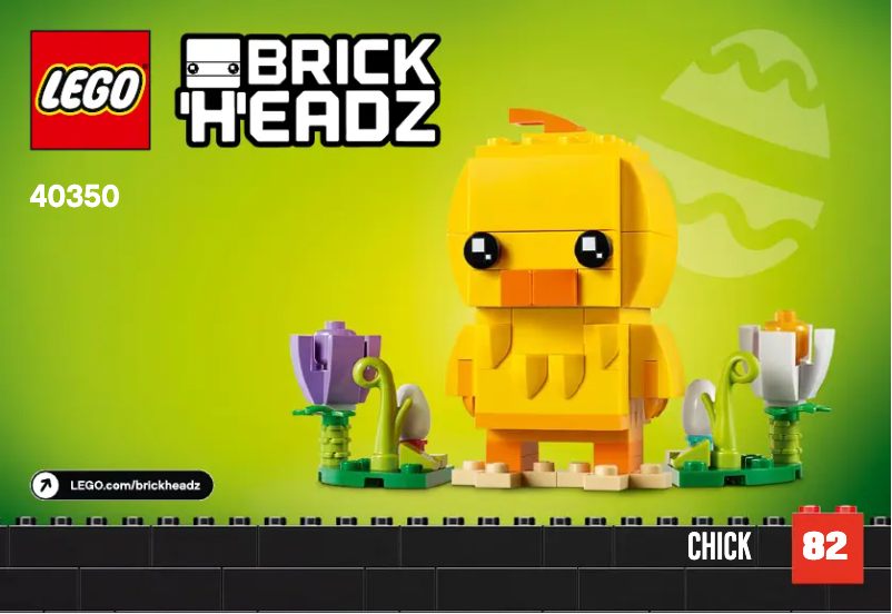 Page n°1 - Manuel utilisateur Lego Brickheadz 40350