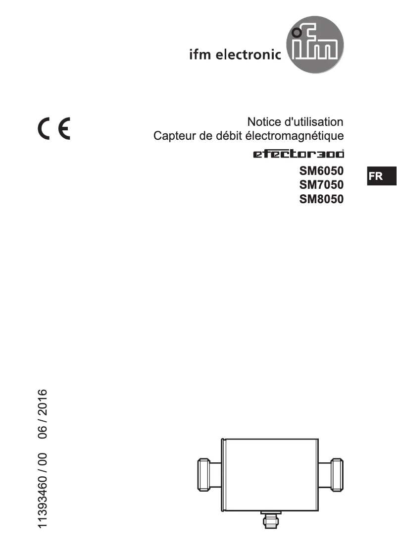 Page n°1 - Manuel utilisateur IFM SM8050