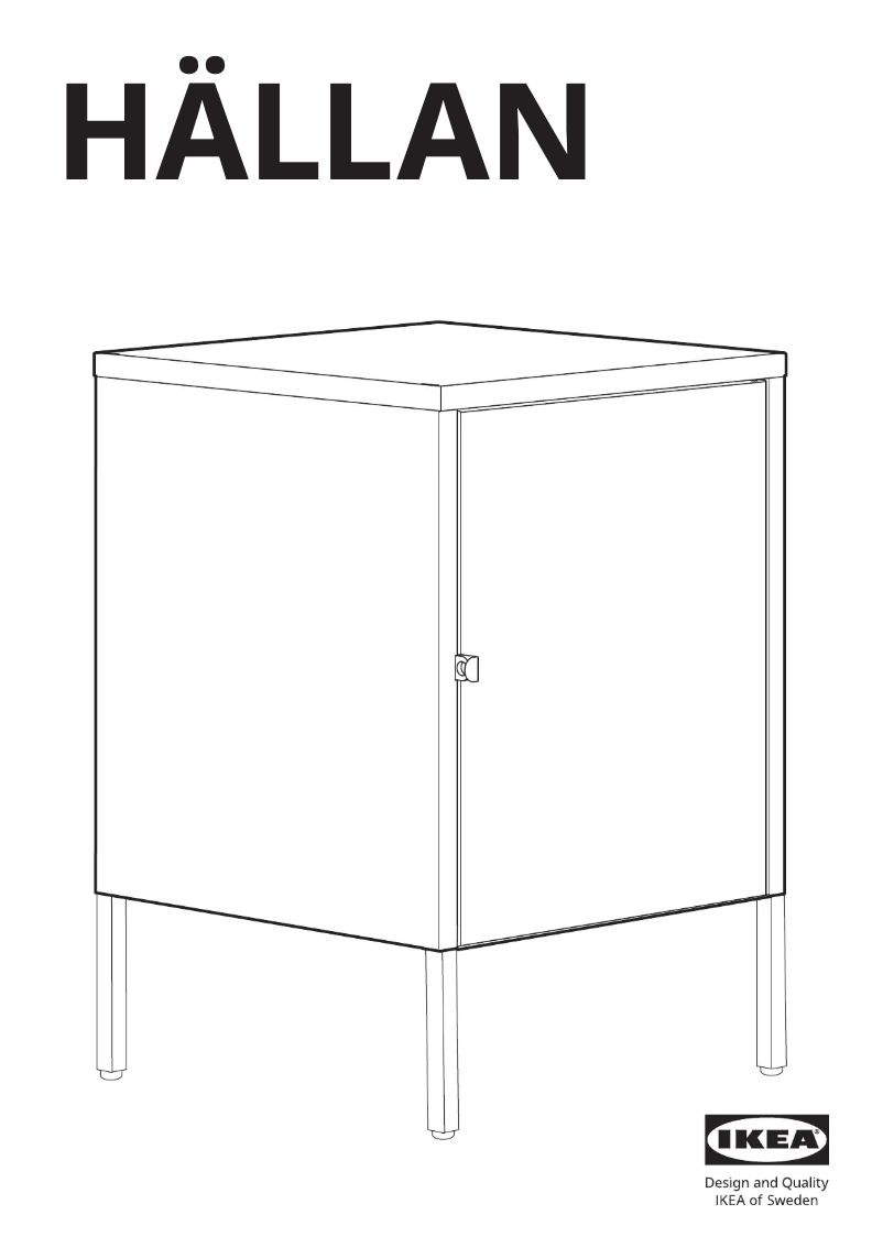 Página 1 del manual Manual de usuario Ikea HÄLLAN 303.637.30