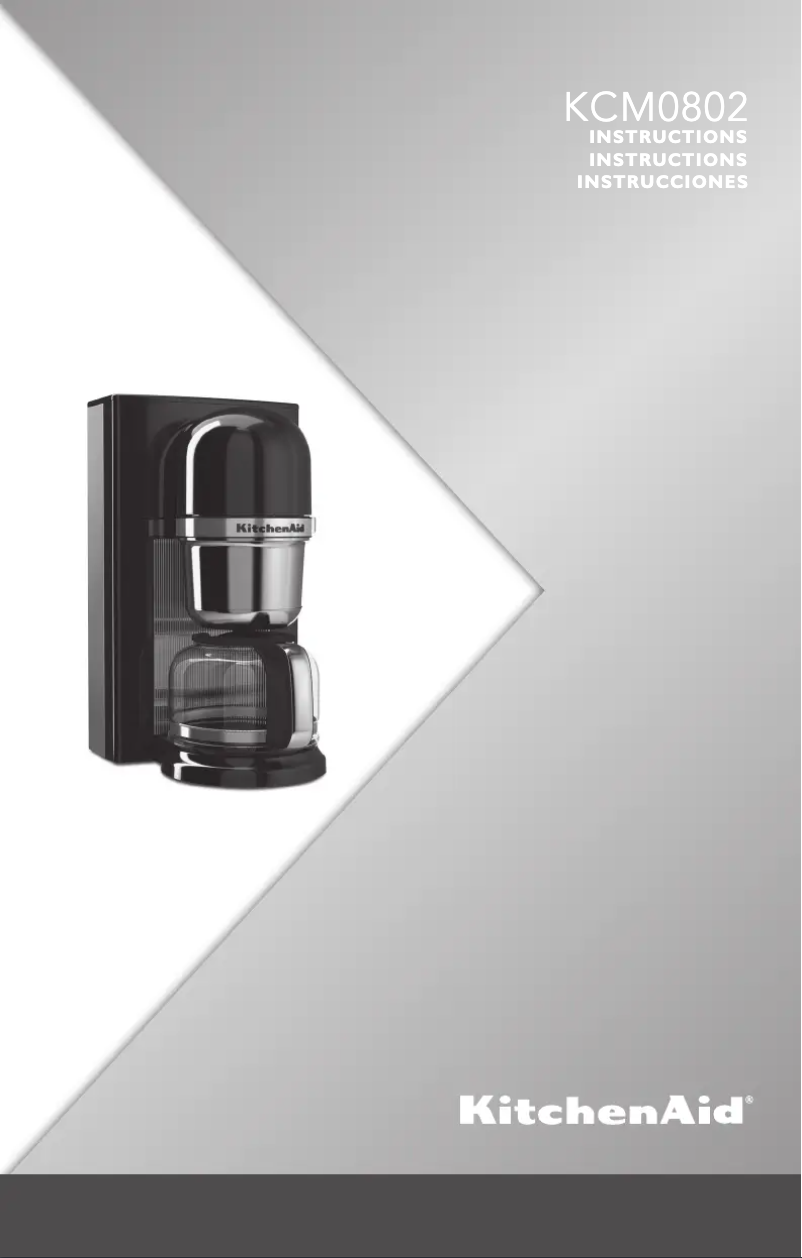 Página 1 del manual Manual de usuario KitchenAid KCM0802