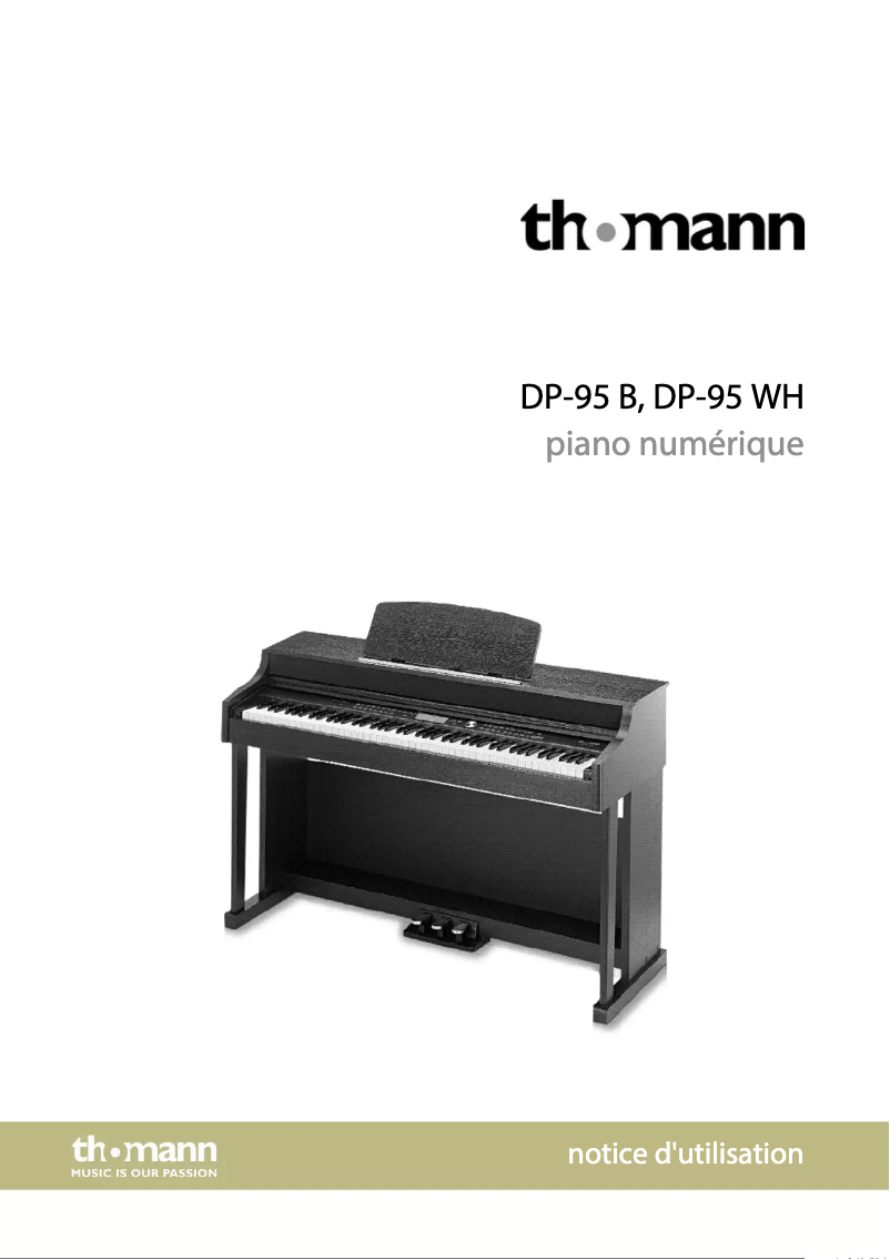 Image de la première page du manuel de l'appareil DP-95