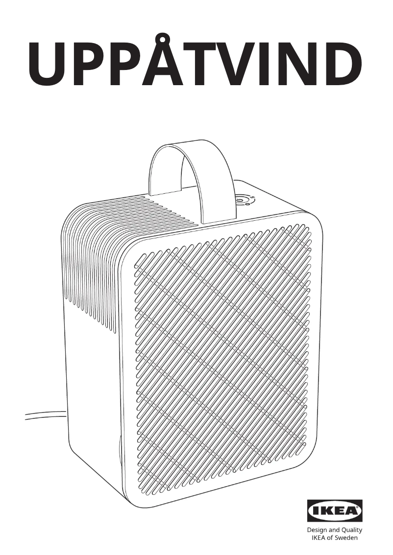 Image de la première page du manuel de l'appareil UPPÅTVIND 704.982.23