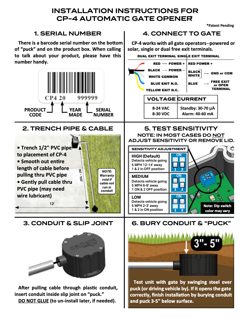Image de la première page du manuel de l'appareil 50-CP4