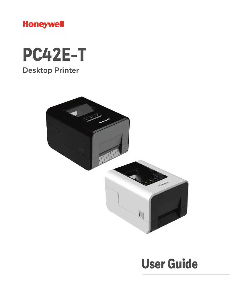 Image de la première page du manuel de l'appareil PC42E-T
