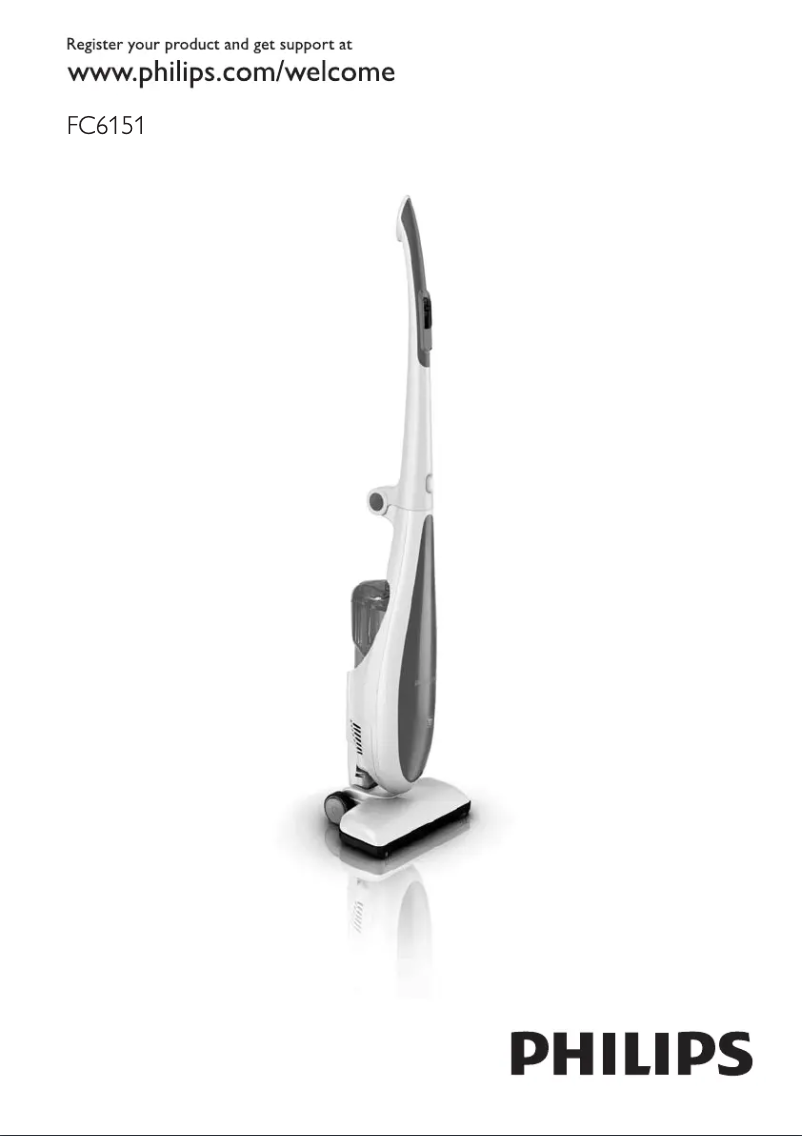 Page 1 de la notice Manuel utilisateur Philips SmartStar FC6151