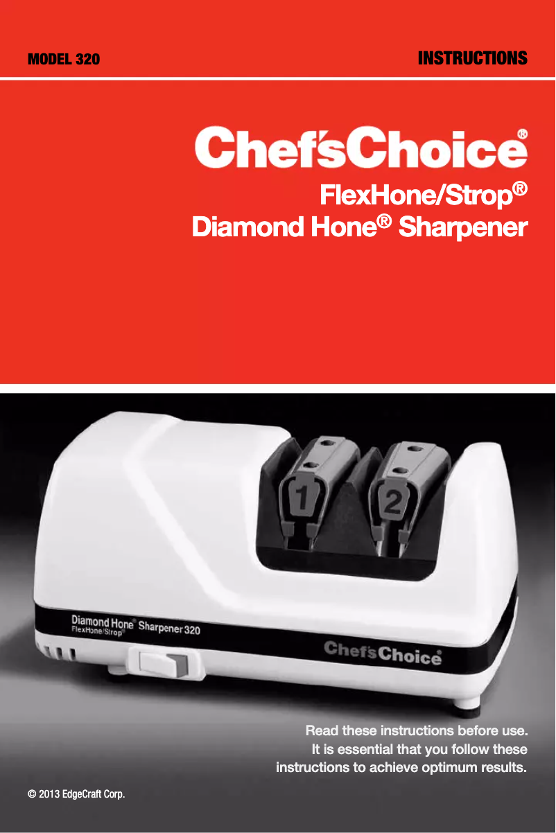 Image de la première page du manuel de l'appareil FlexHone 320